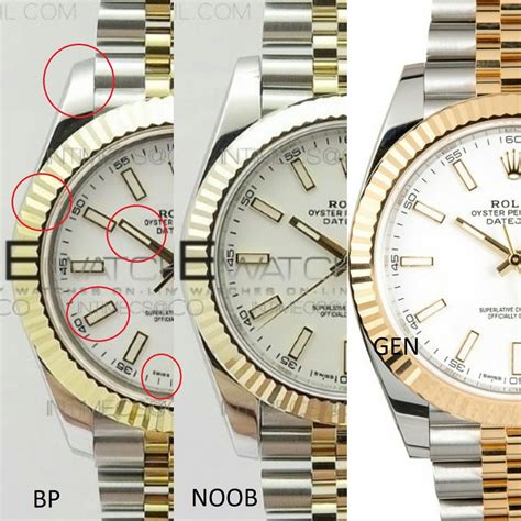 rolex bp vs noob|who makes the best noob.